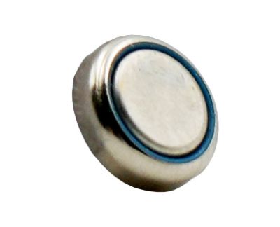 Button cell battery 1.5V V377 for Testomat® LIMIT our item number 32539 Oblique view of the battery from above